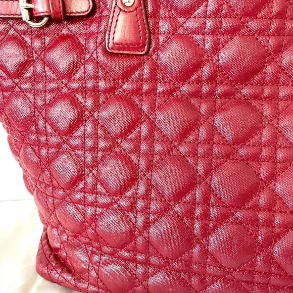 Authentic Christian Dior PANAREA red handbag - Picture 3 of 16